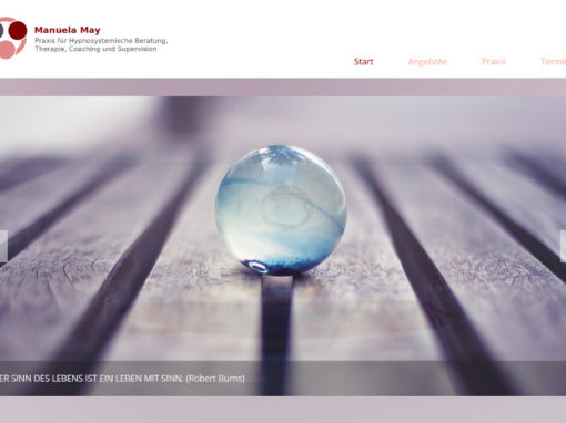 Webdesign Manuela May
