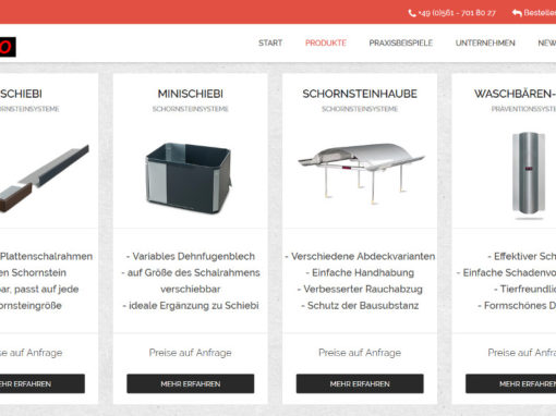 Webdesign Nobelo Produkte
