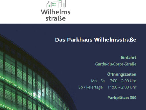 Webdesign Quartier Wilhelmsstrasse