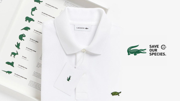 Lacoste: Variationen des Logo Designs